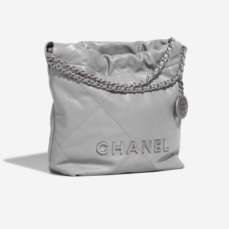 Chanel 22 Mini GrisClair Side Front  | Sell your designer bag on Saclab.com