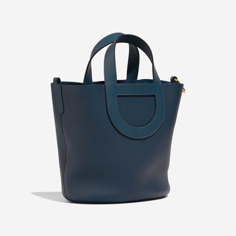 Hermès InTheLoop 23 BleuDePrusse Side Front  | Sell your designer bag on Saclab.com