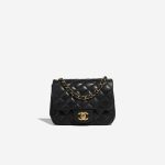 Chanel Timeless MiniSquare Black Front  | Sell your designer bag on Saclab.com