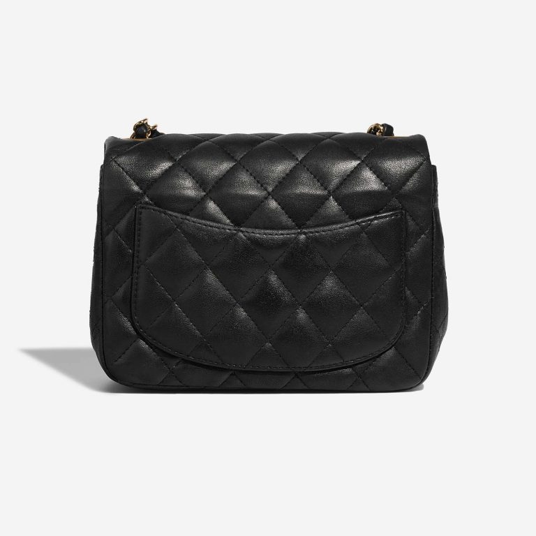 Chanel Timeless MiniSquare Black Back  | Sell your designer bag on Saclab.com