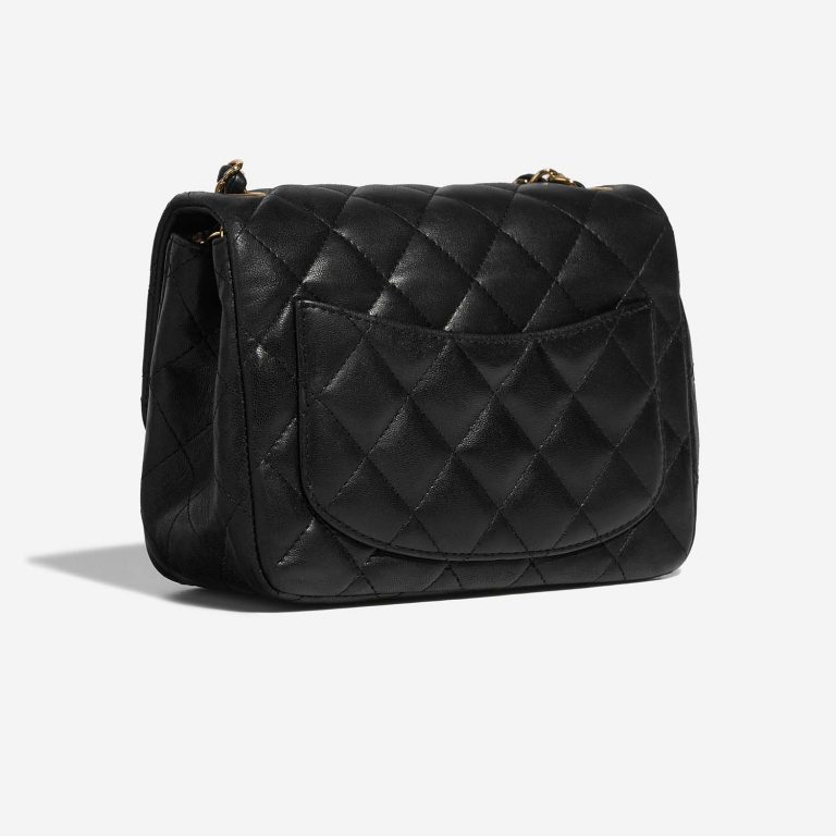 Chanel Timeless MiniSquare Black Side Back | Sell your designer bag on Saclab.com
