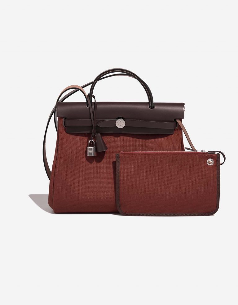 Hermès Herbag 31 Sienne-Ebene Front  | Sell your designer bag on Saclab.com