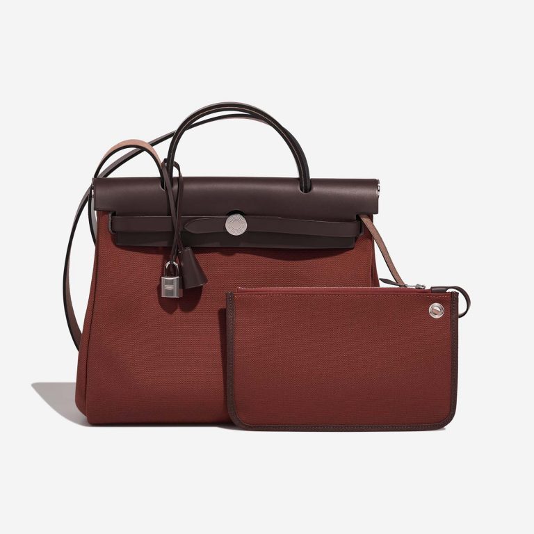 Hermès Herbag 31 Sienne-Ebene Front  S | Sell your designer bag on Saclab.com