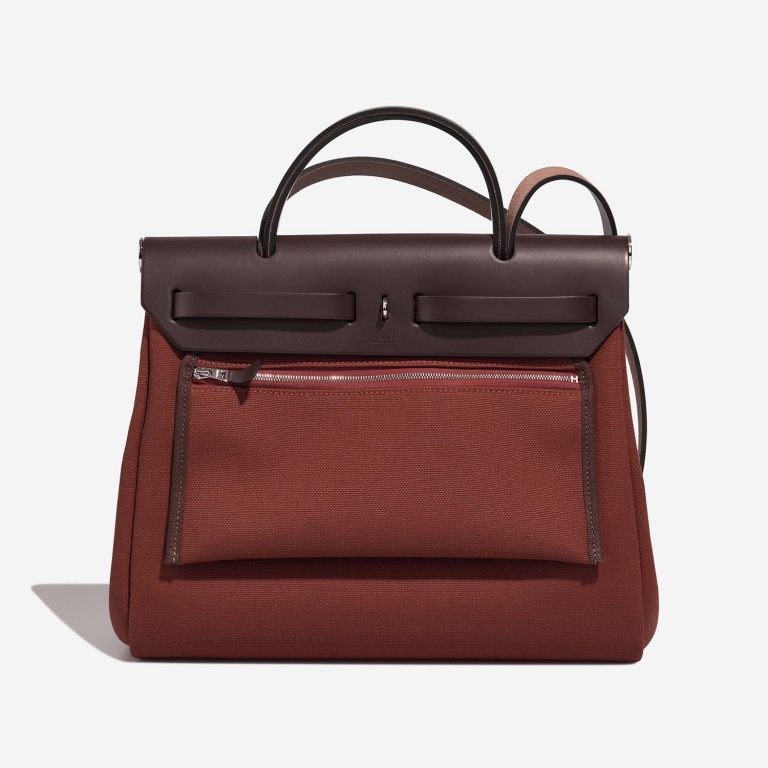 Hermès Herbag 31 Sienne-Ebene Back  | Sell your designer bag on Saclab.com