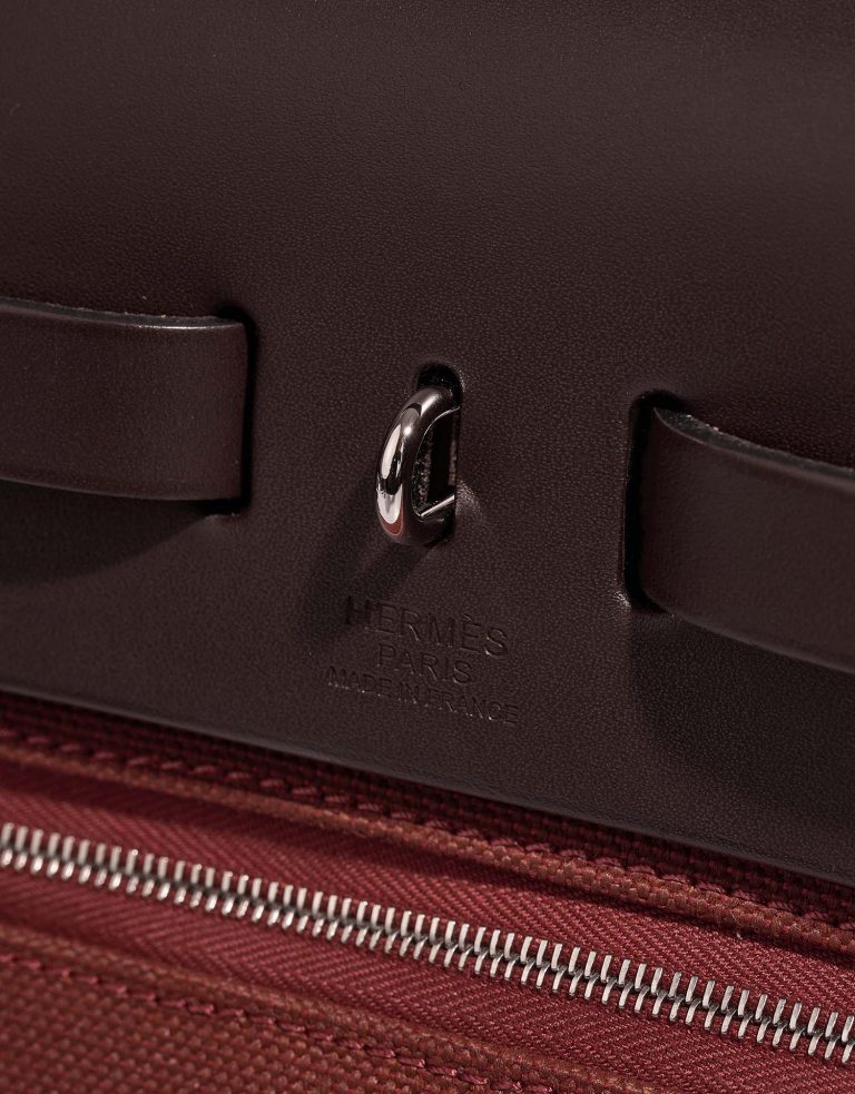 Hermès Herbag 31 Sienne-Ebene Logo  | Sell your designer bag on Saclab.com