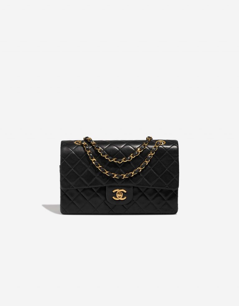 Chanel Timeless Medium Black Front  | Sell your designer bag on Saclab.com