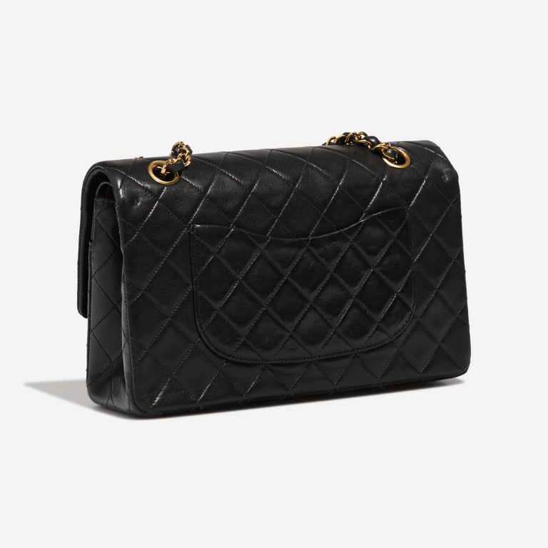 Chanel Timeless Medium Black Side Back | Sell your designer bag on Saclab.com
