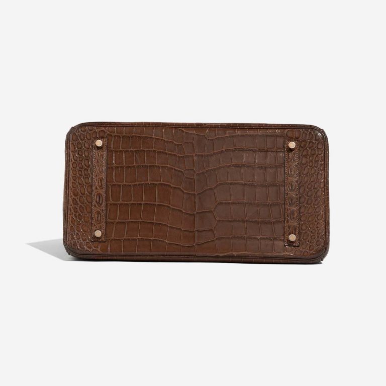 Hermès Birkin 35 MarronDInde Bottom  | Sell your designer bag on Saclab.com