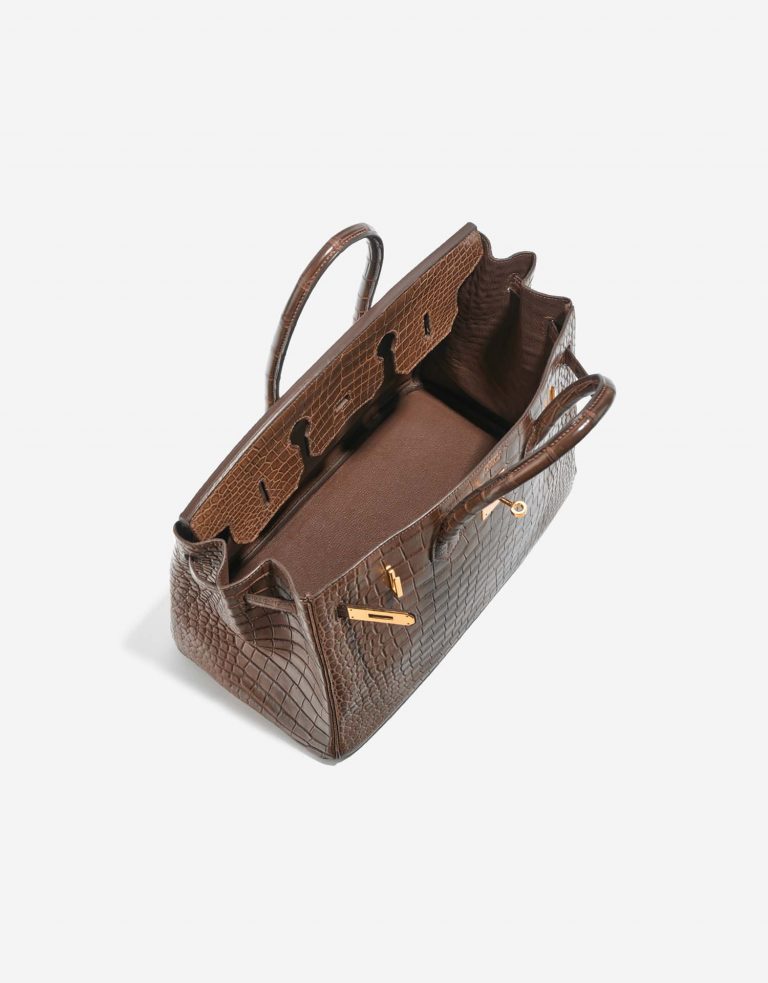 Hermès Birkin 35 MarronDInde Inside  | Sell your designer bag on Saclab.com