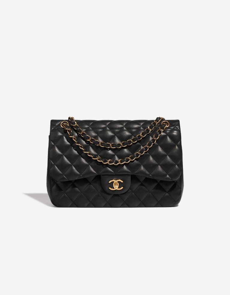 Chanel Timeless Jumbo Black Front  | Sell your designer bag on Saclab.com