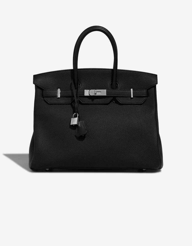 Hermès Birkin 35 Black Front  | Sell your designer bag on Saclab.com