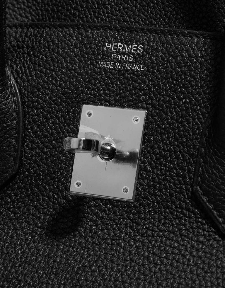 Hermès Birkin 35 Black Logo  | Sell your designer bag on Saclab.com