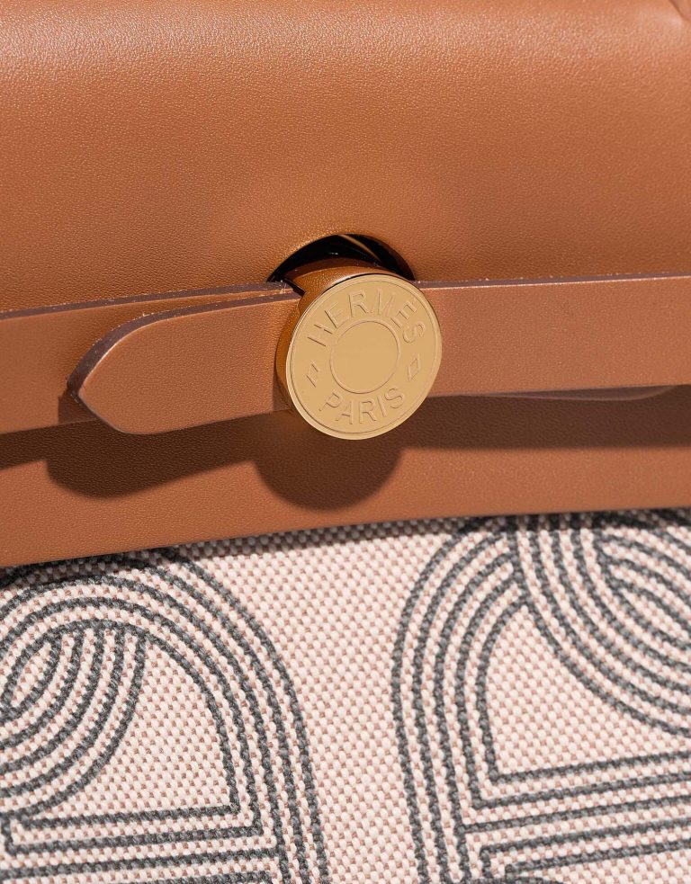Hermès Herbag 31 GrisMeyer-Ecru-Beige-Nature Closing System  | Sell your designer bag on Saclab.com