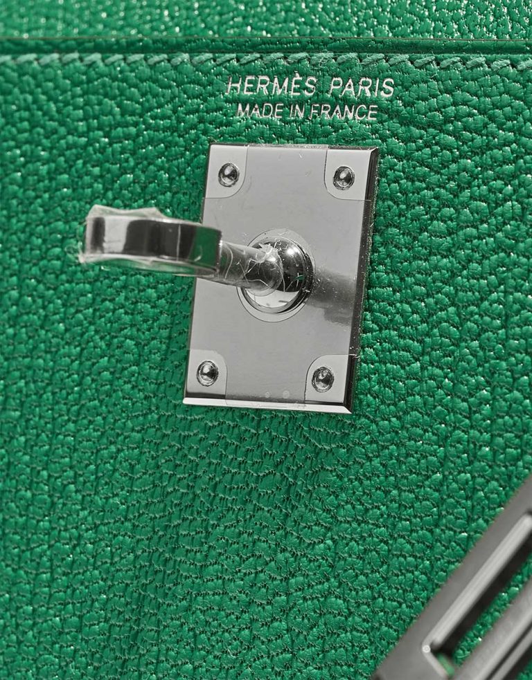 Hermès Kelly Mini Menthe Logo  | Sell your designer bag on Saclab.com