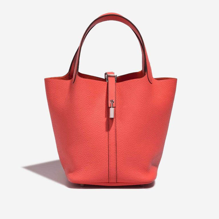 Hermès Picotin 22 RoseTexas Front  S | Sell your designer bag on Saclab.com