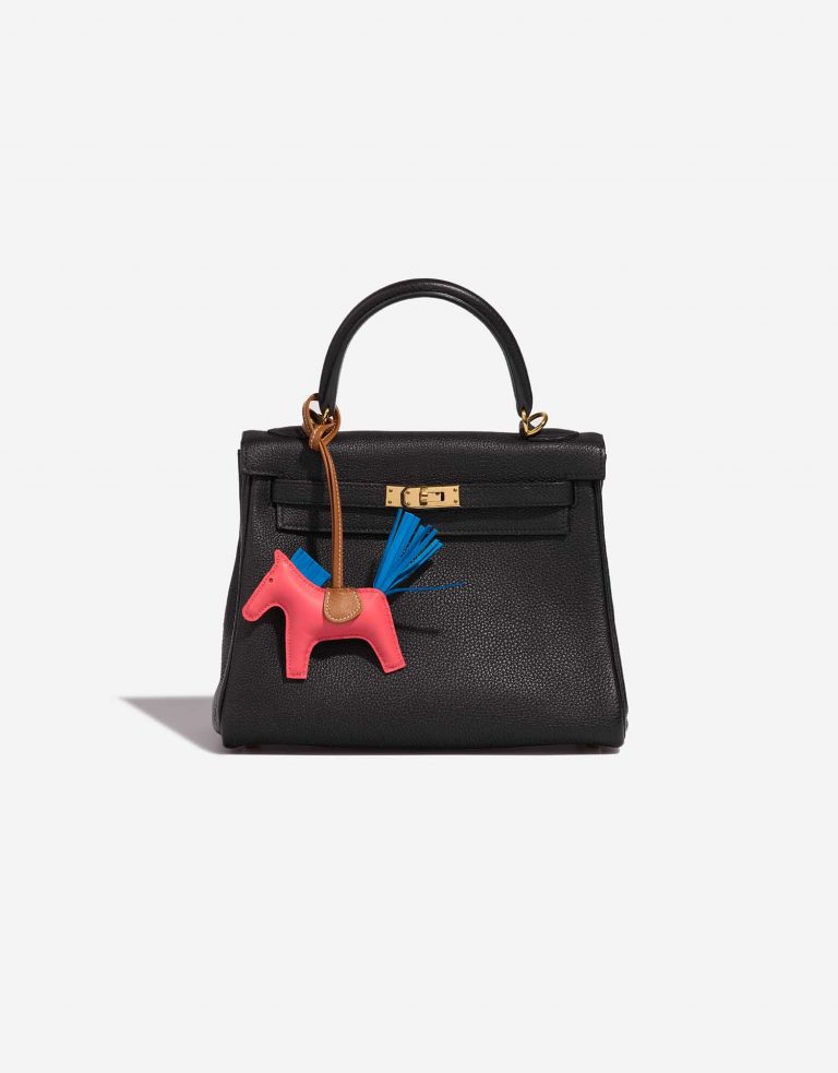 Hermès Rodeo PM RoseTexas-BleuZanzibar-Gold Closing System  | Sell your designer bag on Saclab.com