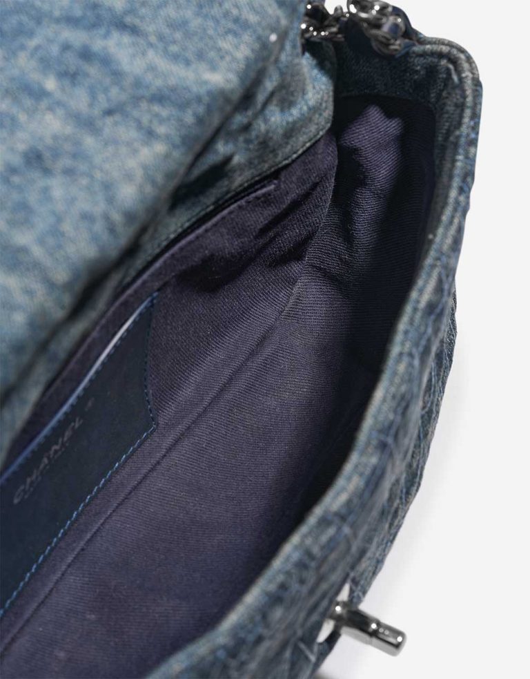 Chanel Timeless Medium Blue Inside  | Sell your designer bag on Saclab.com