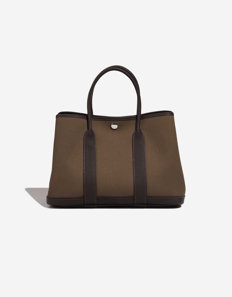 Hermès GardenParty 30 Ebene-Toundra Front  | Sell your designer bag on Saclab.com
