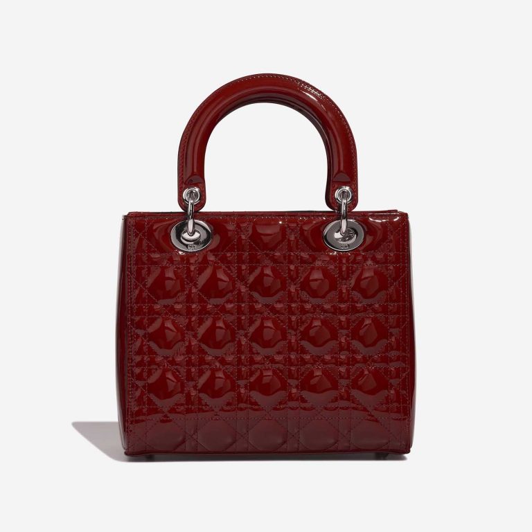 Dior LadyDior Medium Red Back  | Sell your designer bag on Saclab.com