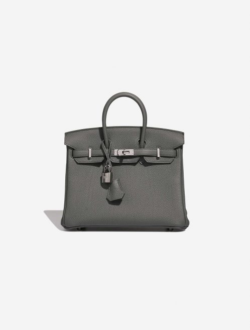 Hermès Birkin 25 VertAmande Front  | Sell your designer bag on Saclab.com