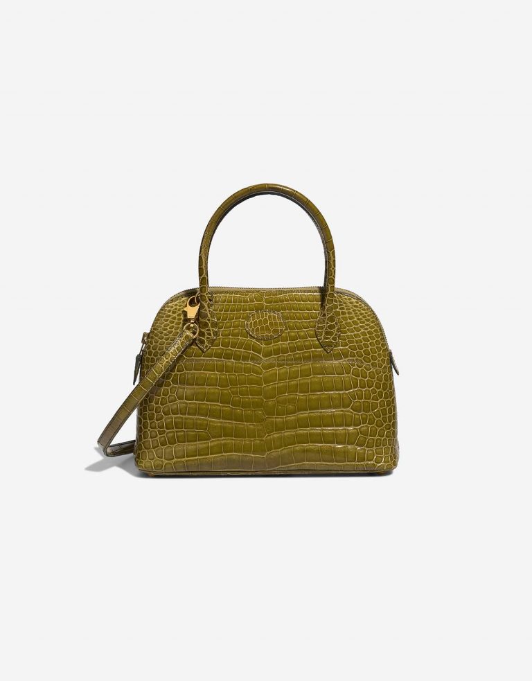 Hermès Bolide 27 VertAnis Front  | Sell your designer bag on Saclab.com