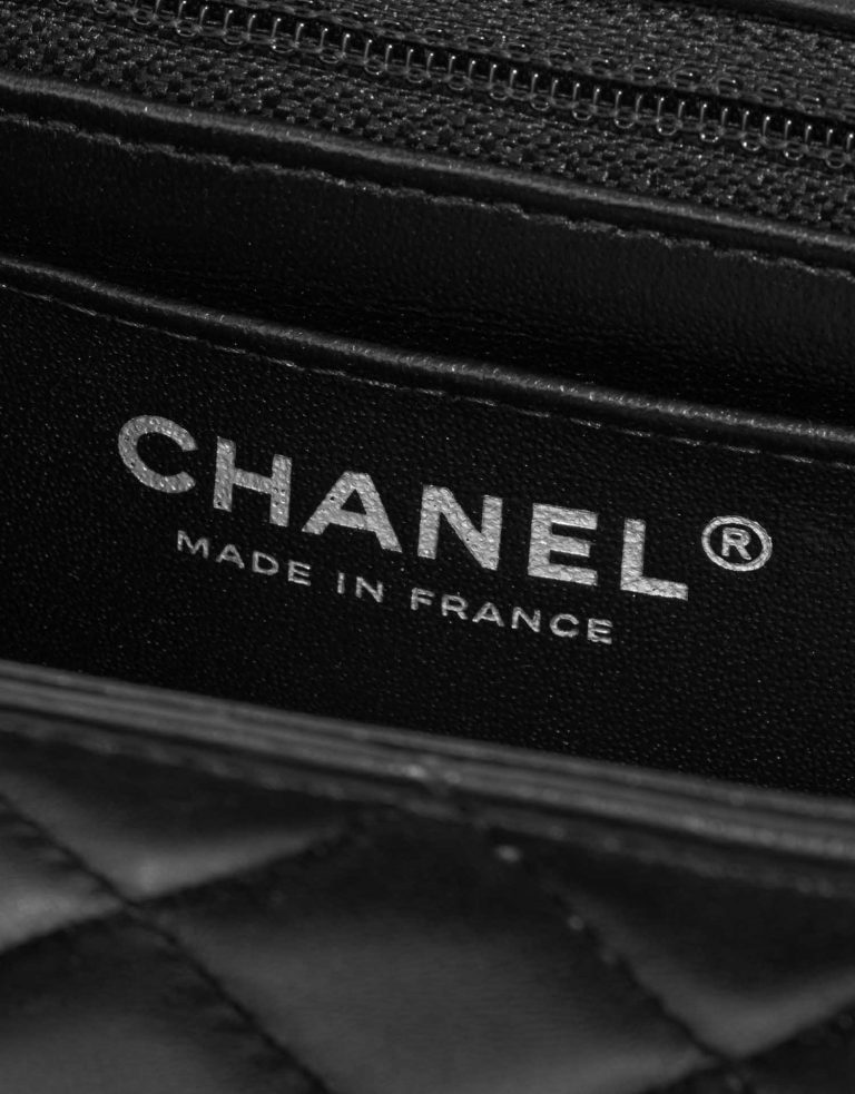 Chanel Timeless MiniRectangular Black Logo  | Sell your designer bag on Saclab.com