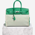 Hermès Birkin 35 Menthe Front  | Sell your designer bag on Saclab.com