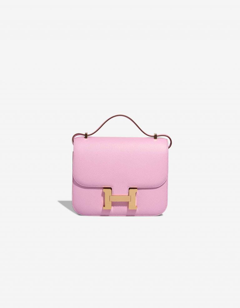 Hermès Constance 18 MauveSylvestre Front  | Sell your designer bag on Saclab.com