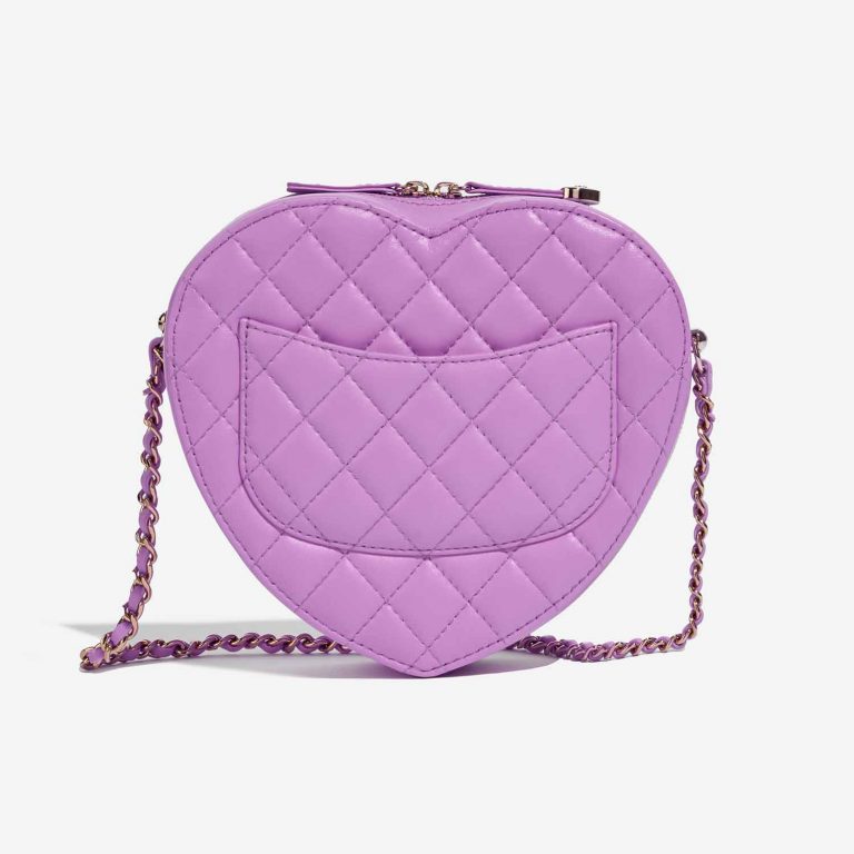Chanel TimelessHeart Medium Violet Back  | Sell your designer bag on Saclab.com