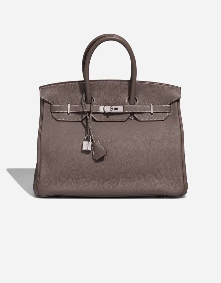 Hermès Birkin 35 Etoupe Front  | Sell your designer bag on Saclab.com
