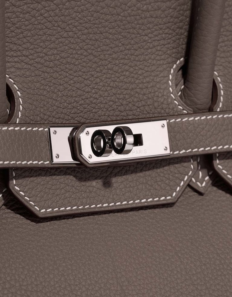 Hermès Birkin 35 Etoupe Closing System  | Sell your designer bag on Saclab.com