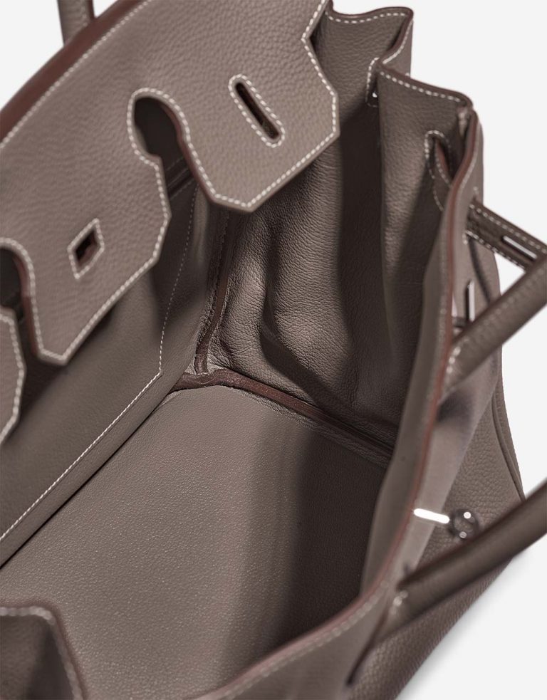 Hermès Birkin 35 Etoupe Inside  | Sell your designer bag on Saclab.com