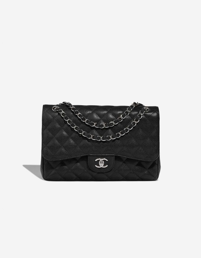 Chanel Timeless Jumbo Black Front  | Sell your designer bag on Saclab.com