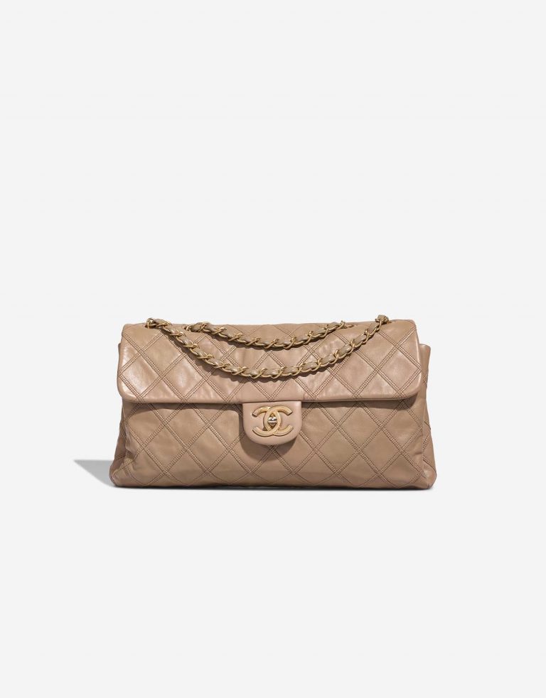 Chanel Timeless Jumbo Beige Front  | Sell your designer bag on Saclab.com
