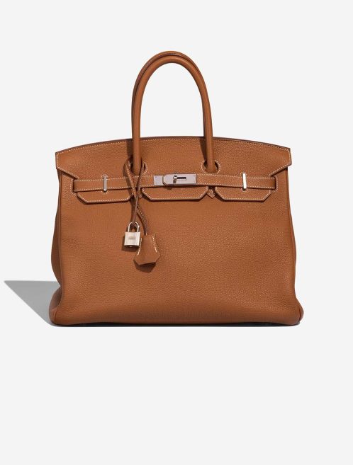 Hermès Birkin 35 Togo Gold Front | Sell your designer bag