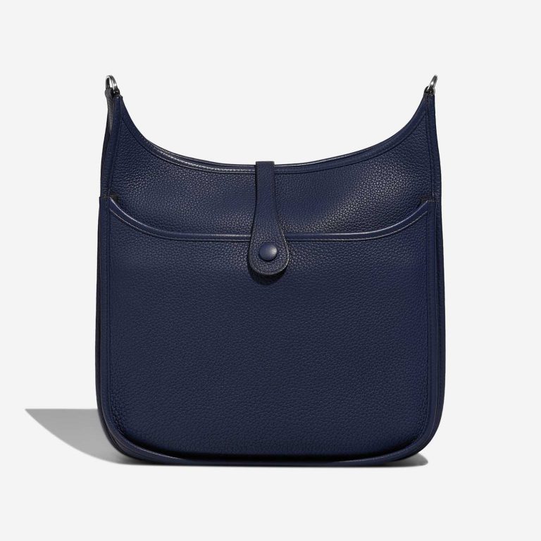 Hermès Evelyne 29 BleuSaphir Back  | Sell your designer bag on Saclab.com