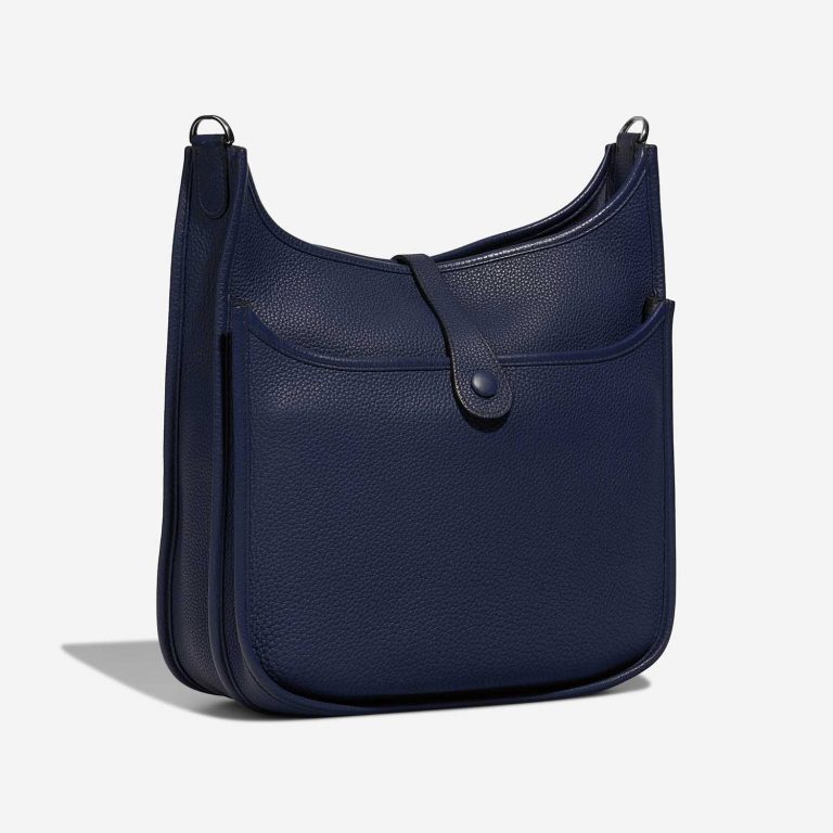 Hermès Evelyne 29 BleuSaphir Side Back | Sell your designer bag on Saclab.com