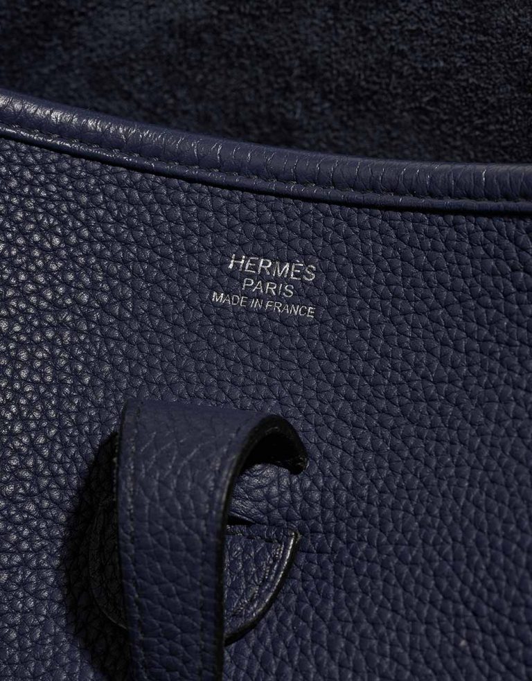 Hermès Evelyne 29 BleuSaphir Logo  | Sell your designer bag on Saclab.com