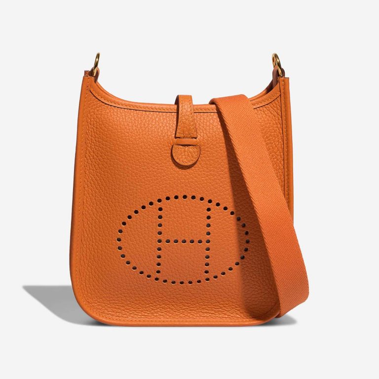 Hermès Evelyne 16 Orange Front  S | Sell your designer bag on Saclab.com