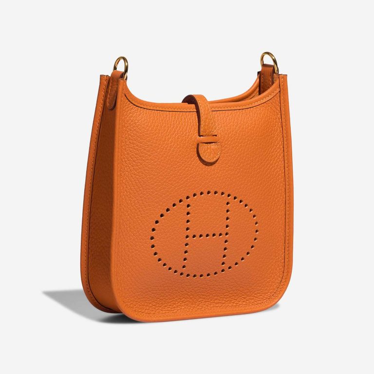 Hermès Evelyne 16 Orange Side Front  | Sell your designer bag on Saclab.com
