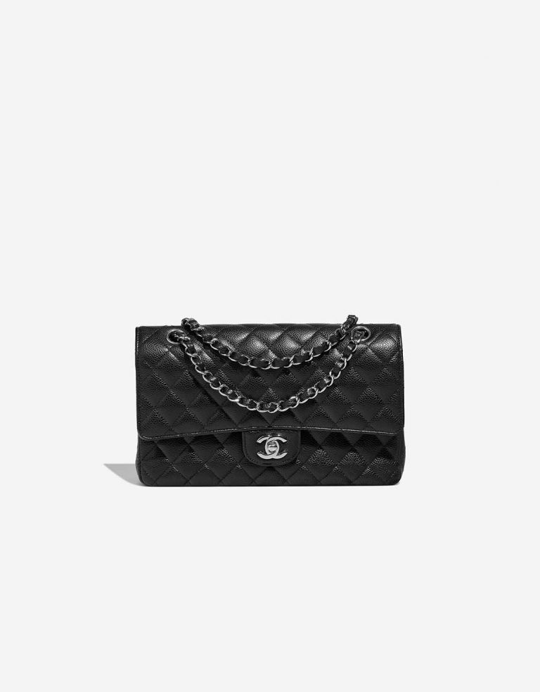 Chanel Timeless Medium Black Front  | Sell your designer bag on Saclab.com