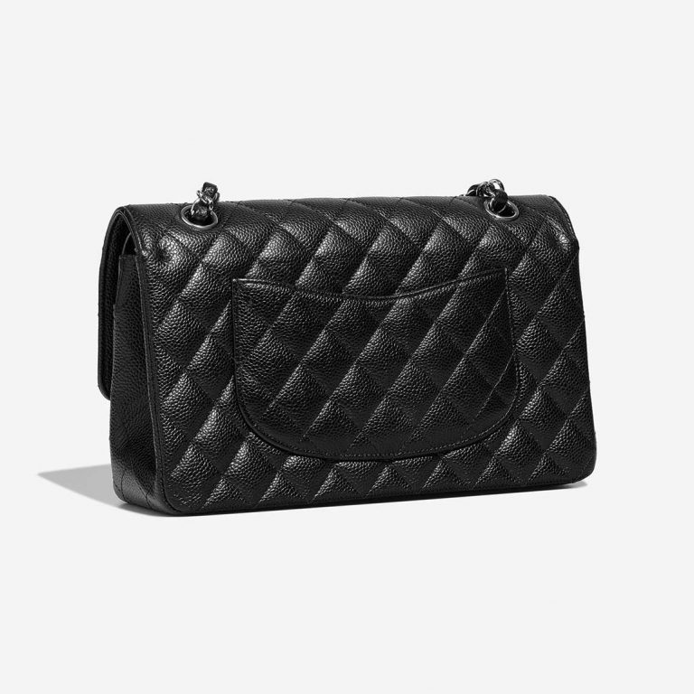 Chanel Timeless Medium Black Side Back | Sell your designer bag on Saclab.com