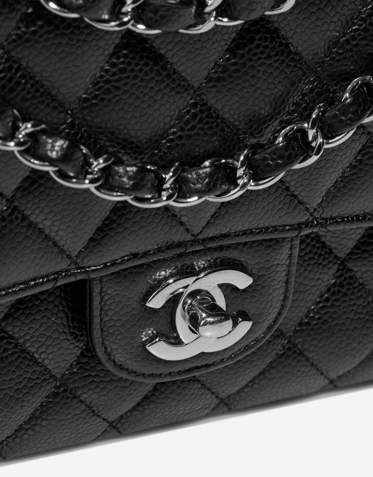 Chanel Timeless Medium Black Closing System  | Sell your designer bag on Saclab.com