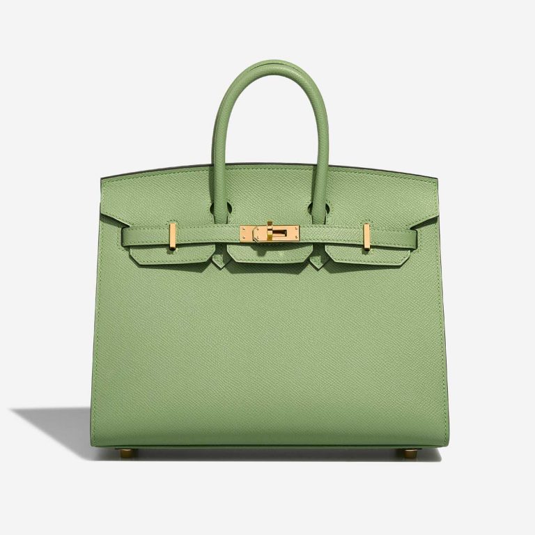 Hermès Birkin 25 VertCriquet Front  S | Sell your designer bag on Saclab.com