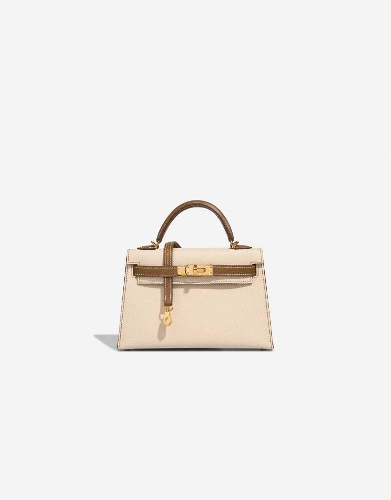 Hermès KellyHSS Mini Craie Front  | Sell your designer bag on Saclab.com