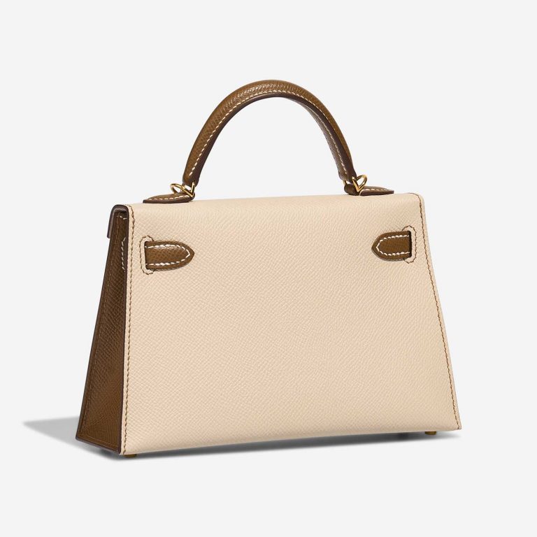 Hermès KellyHSS Mini Craie Side Back | Sell your designer bag on Saclab.com
