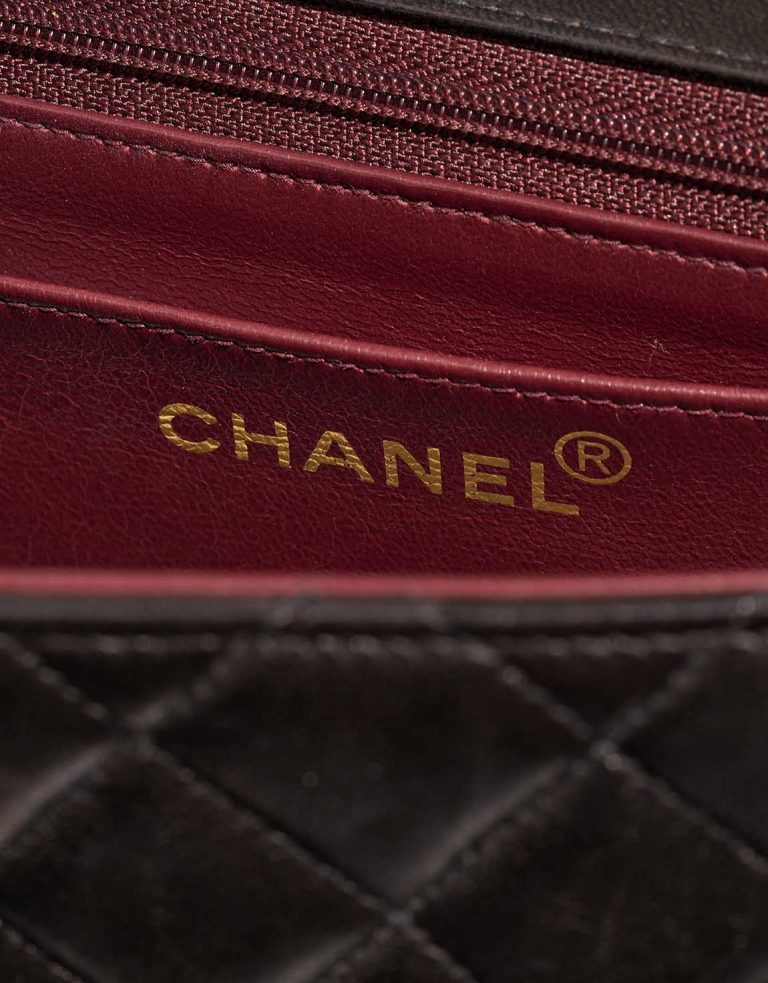 Chanel TimelessHandle Medium Black Logo  | Sell your designer bag on Saclab.com