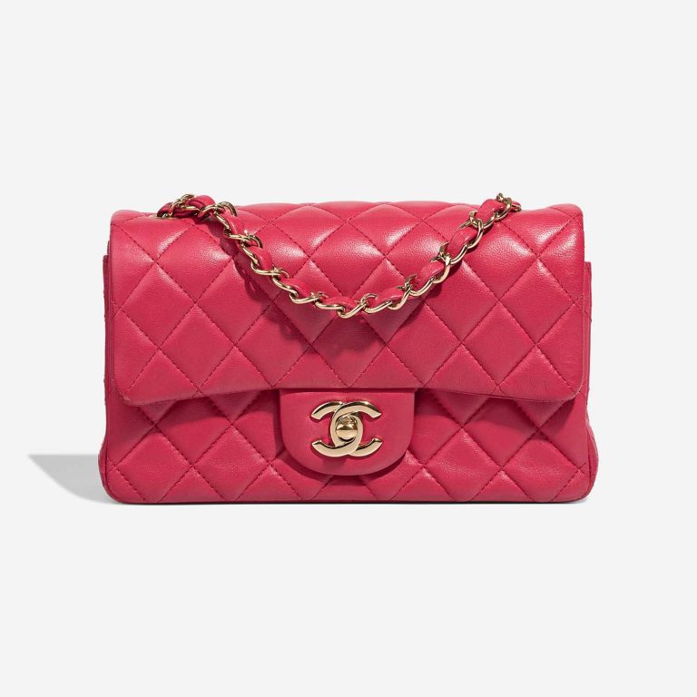 Chanel Timeless MiniRectangular Pink Front  S | Sell your designer bag on Saclab.com