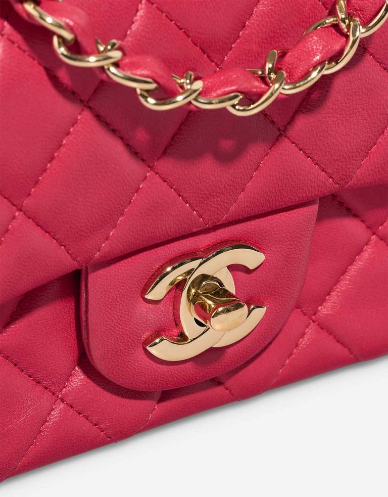 Chanel Timeless MiniRectangular Pink Closing System  | Sell your designer bag on Saclab.com