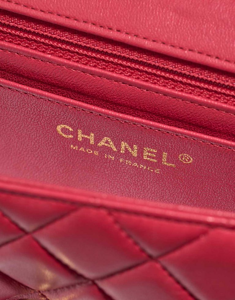 Chanel Timeless MiniRectangular Pink Logo  | Sell your designer bag on Saclab.com